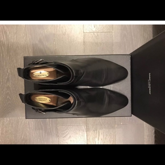 Saint Laurent Paris Ankle Boots Size 42.5 9 $900 - Picture 4 of 7